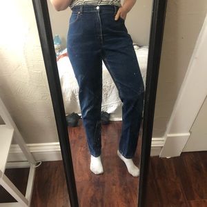 🧺Levi’s Dark Wash Vintage 550 High Waist Relaxed Fit Tapered Leg Jeans, size 14